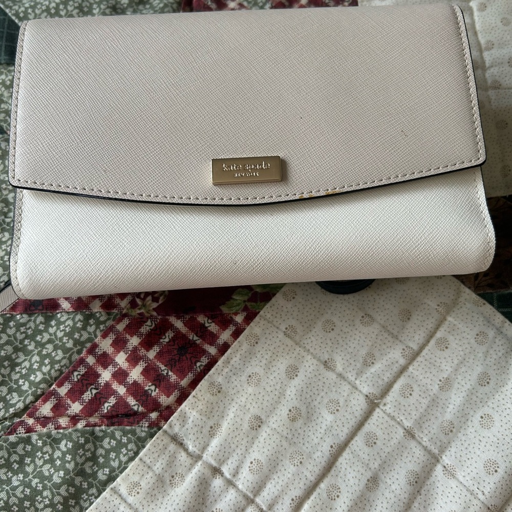Kate Spade Cream Clutch Bag